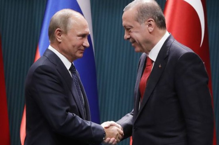 Путин приема Ердоган в Москва