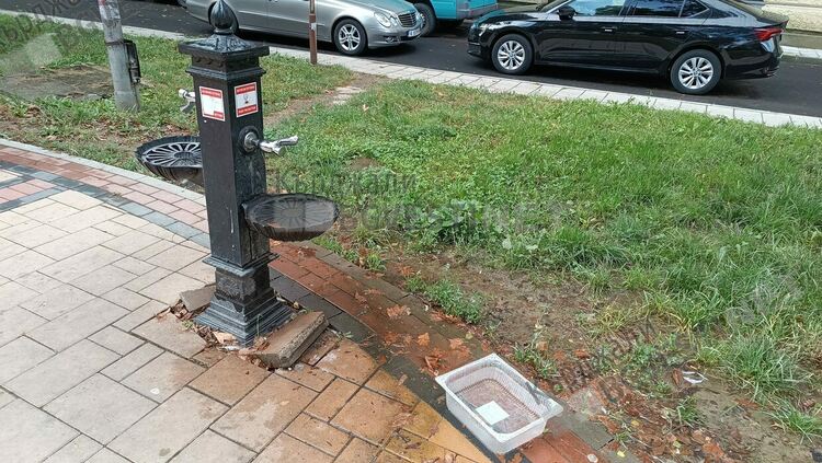 Новите обществени чешми аварират,кърджалийци негодуват