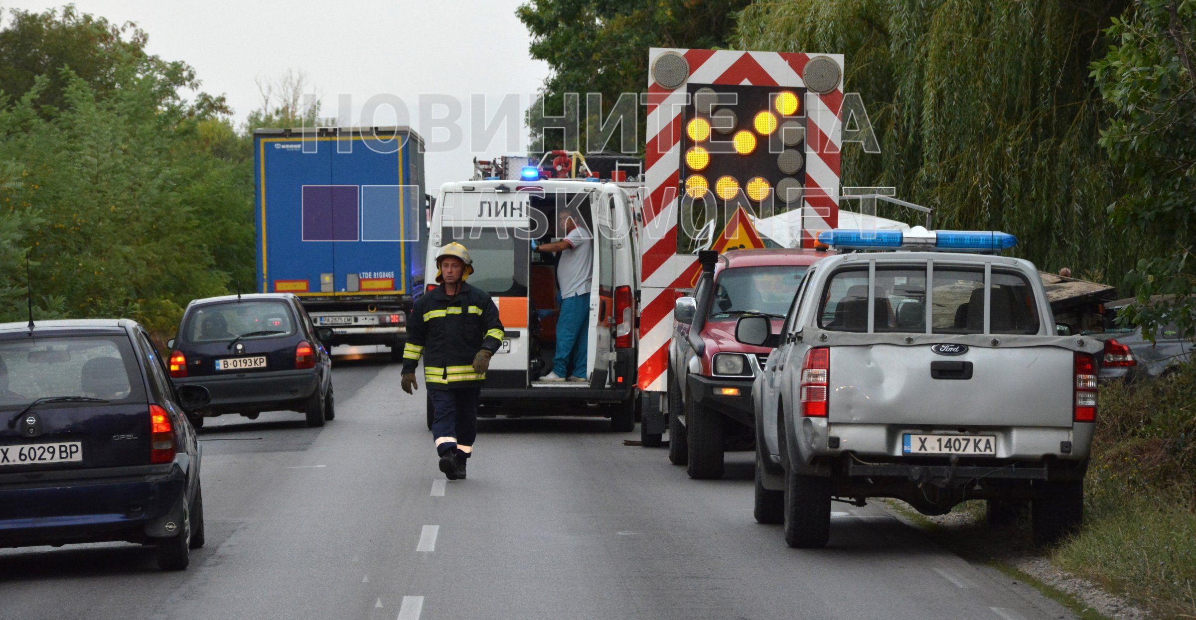 14 катастрофи с шестима ранени в Хасковско за седмица