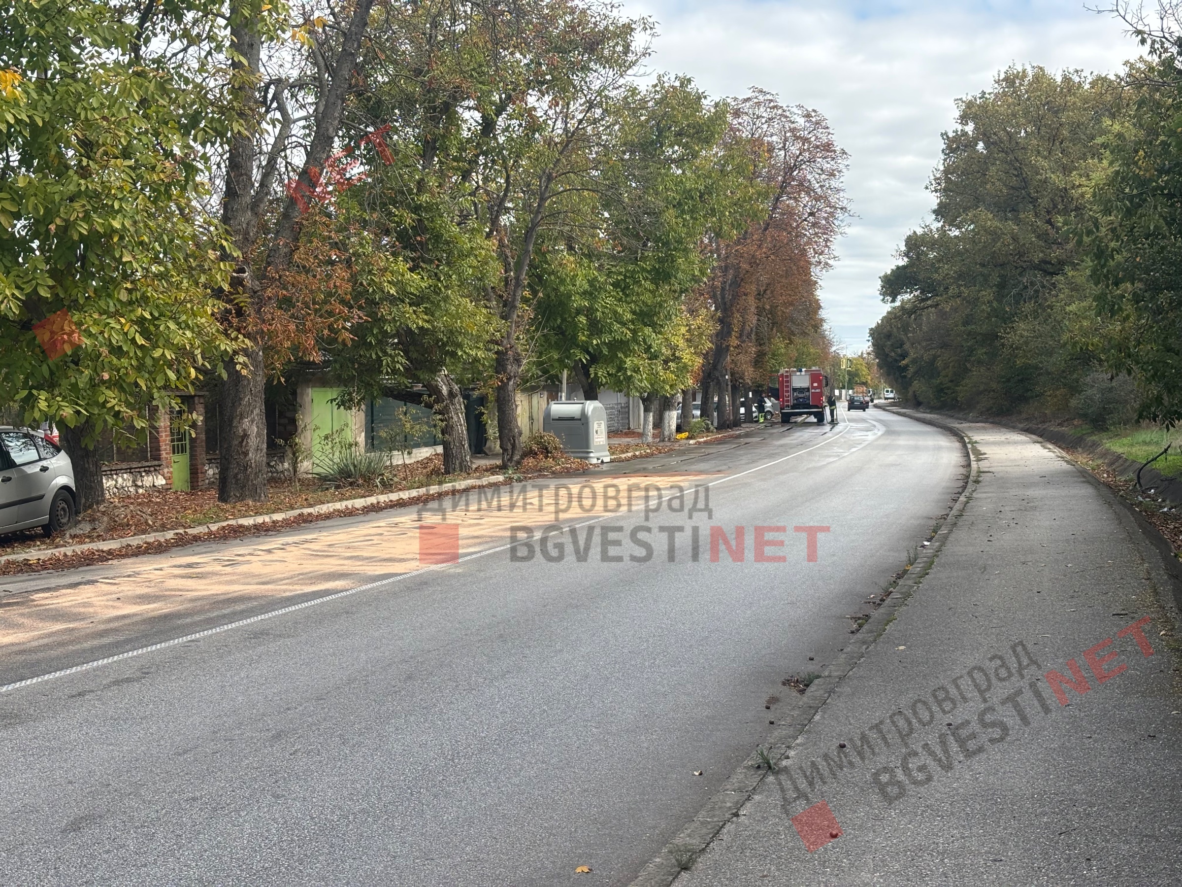 Аварирал камион на Панорамния път в Димитровград затрудни движението в града и към Хасково