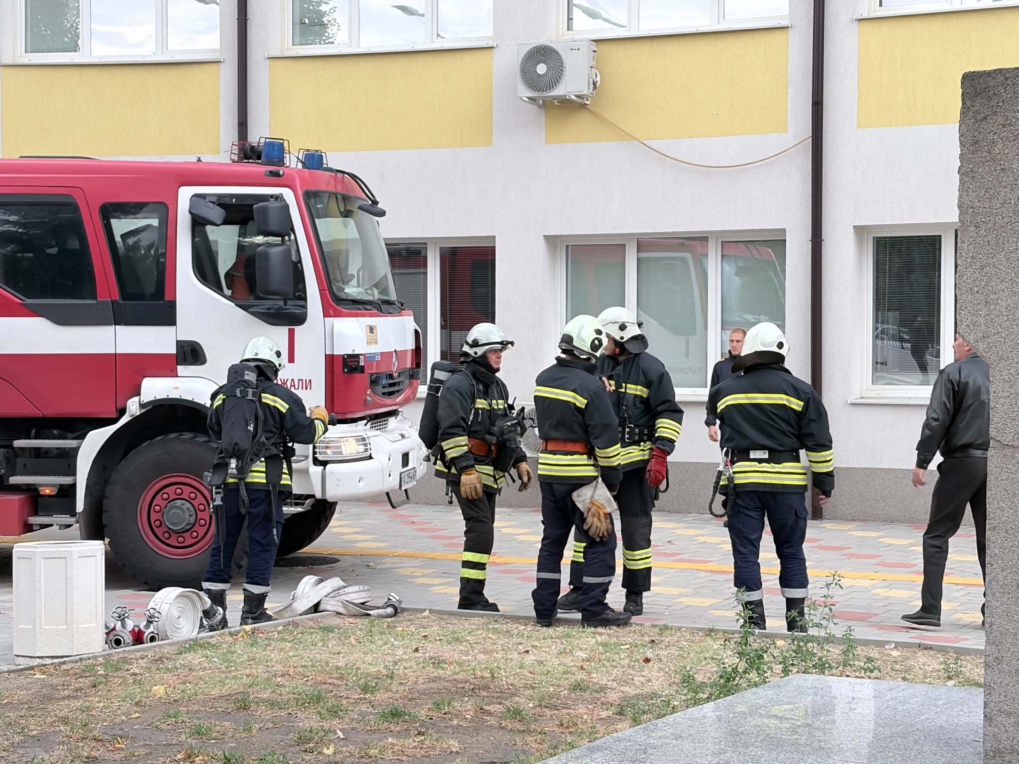 Демонстрации на пожарната в ОУ"Св.Св.Кирил и Методий" Кърджали